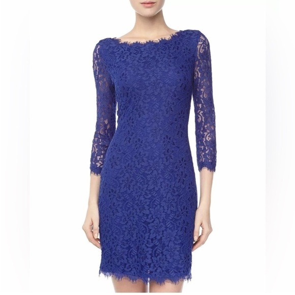 Diane Von Furstenberg Dresses & Skirts - DVF Zarita Lace Long Sleeve Dress